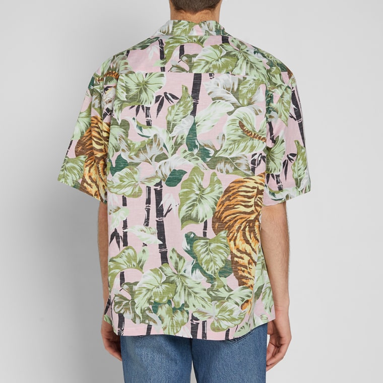 Shop the pre-faded Kenzo Bamboo Tiger Hawaiian Shirt for SS18
