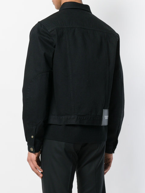 Shop this Calvin Klein 205W39NYC Screen Printed Denim Jacket / $947