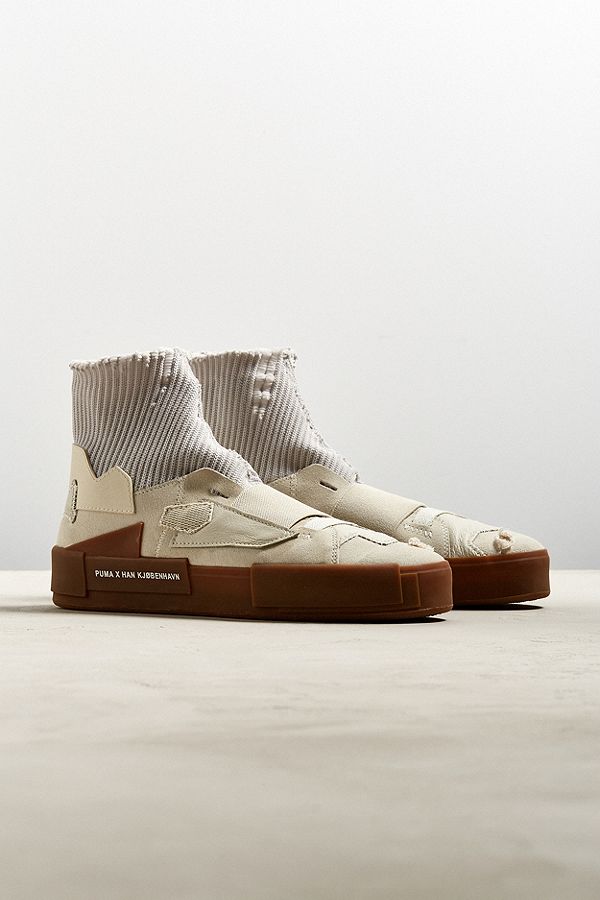 Shop these Puma X Kjobenhavn Court Platform Sneakers / $140
