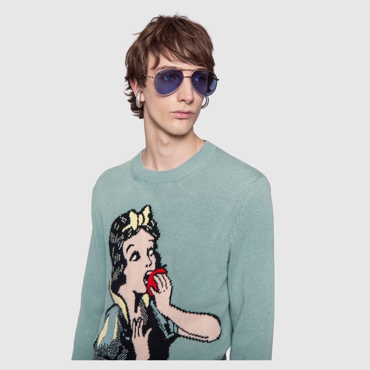 Shop the Snow White sweater from Gucci 