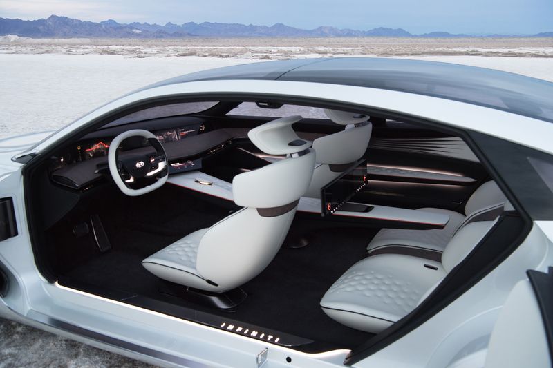 Japanese Company Nissan Infiniti Unveils The Latest Electric Car