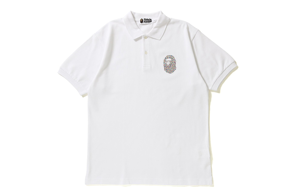 BAPE collaborates with Swarovski for embellished crystal polos