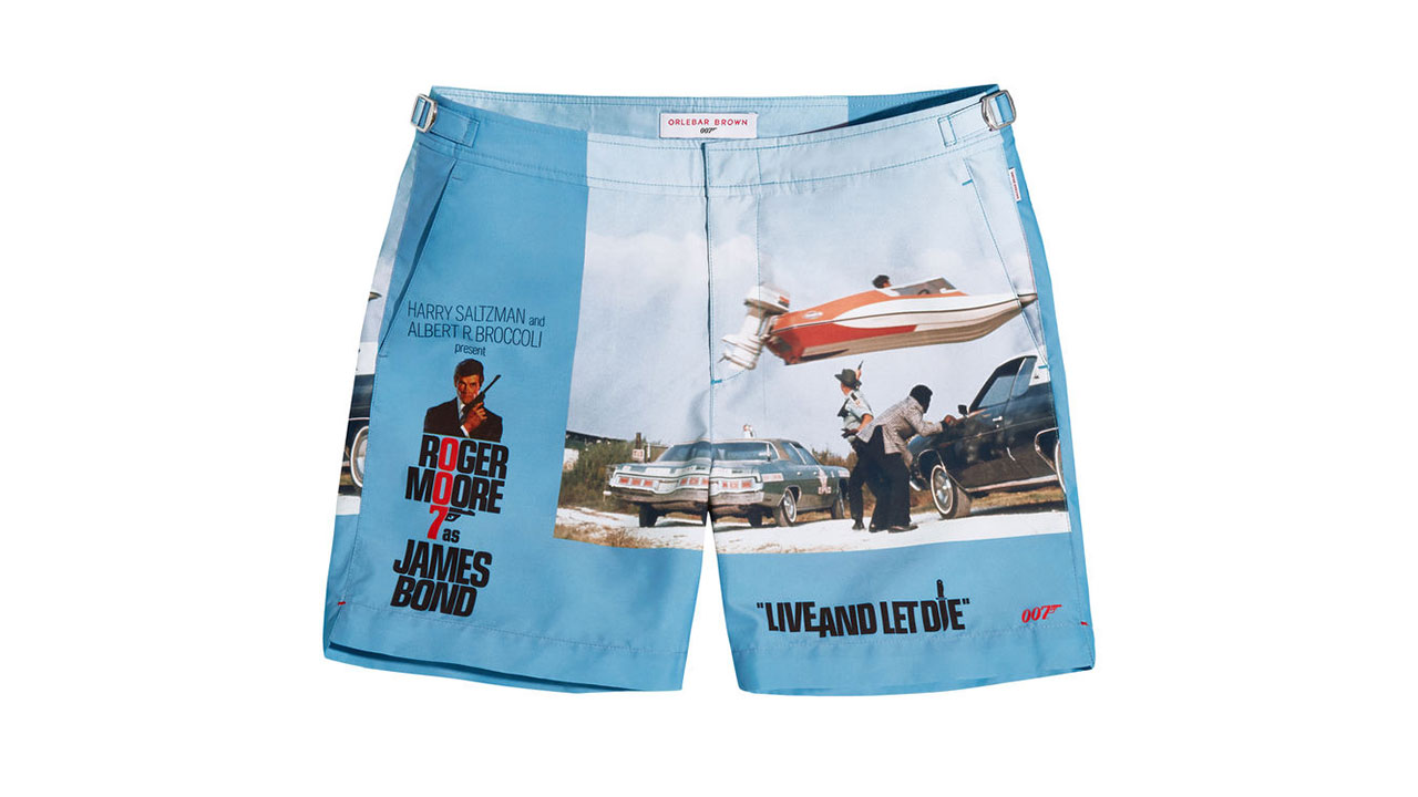 Swim in style with Orlebar Brown x James Bond board shorts - ICON