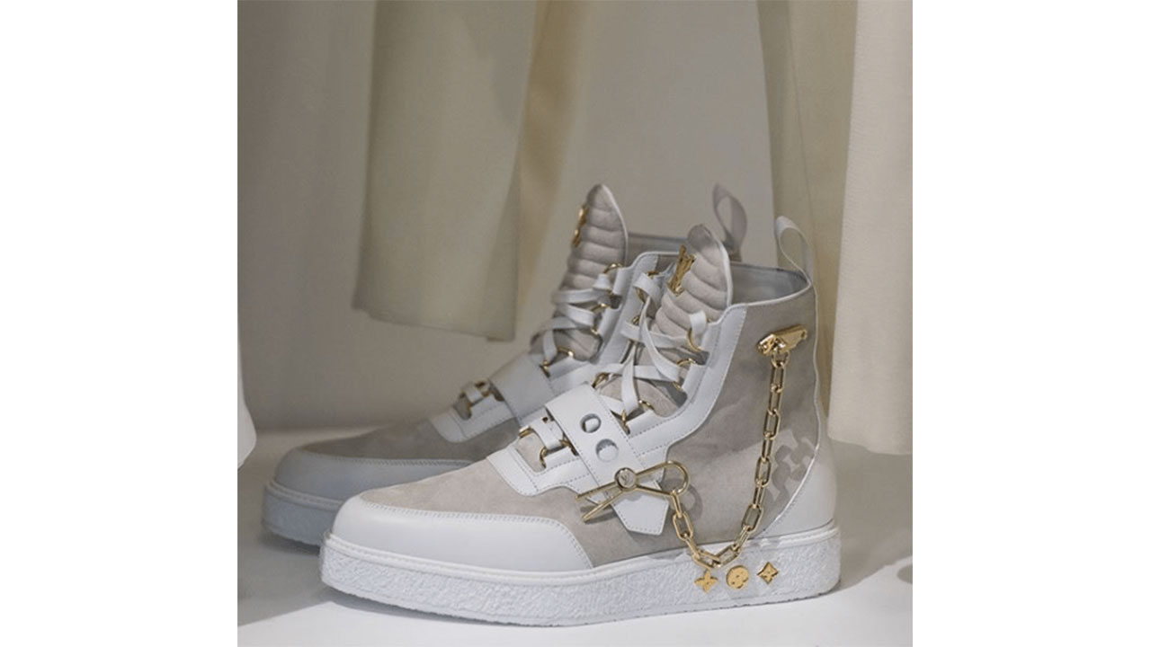 Up close and personal with Virgil Abloh&#39;s Louis Vuitton Sneakers - ICON