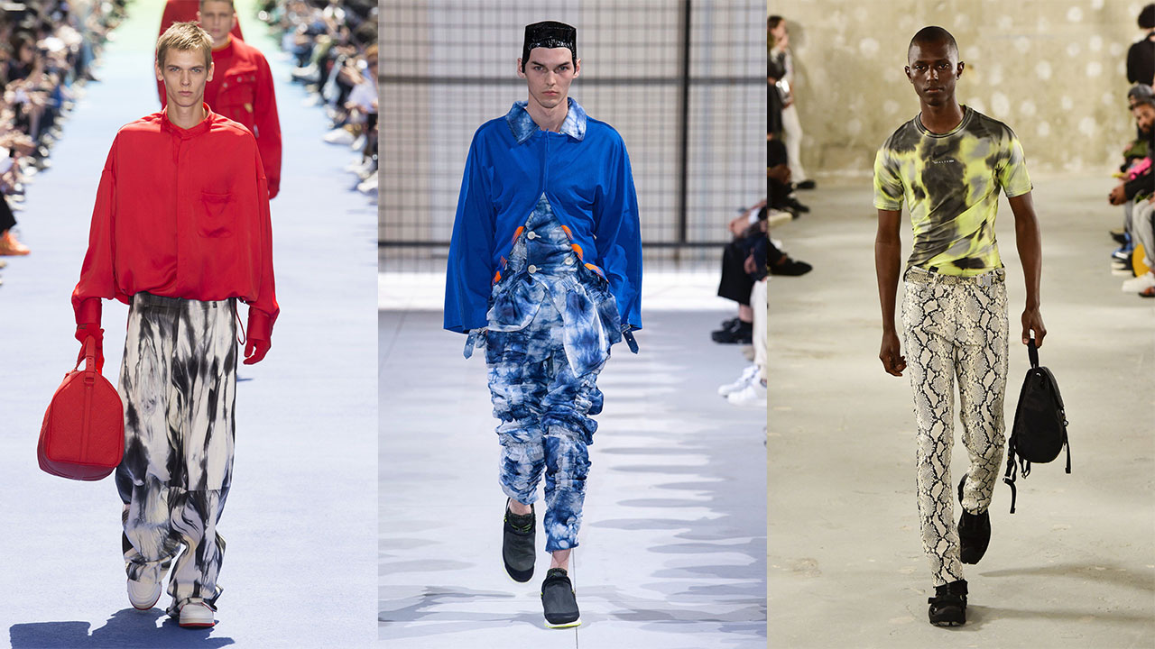 LOUIS VUITTON INCREASES TIE DYE IN THE SUMMER FASHION COLLECTION