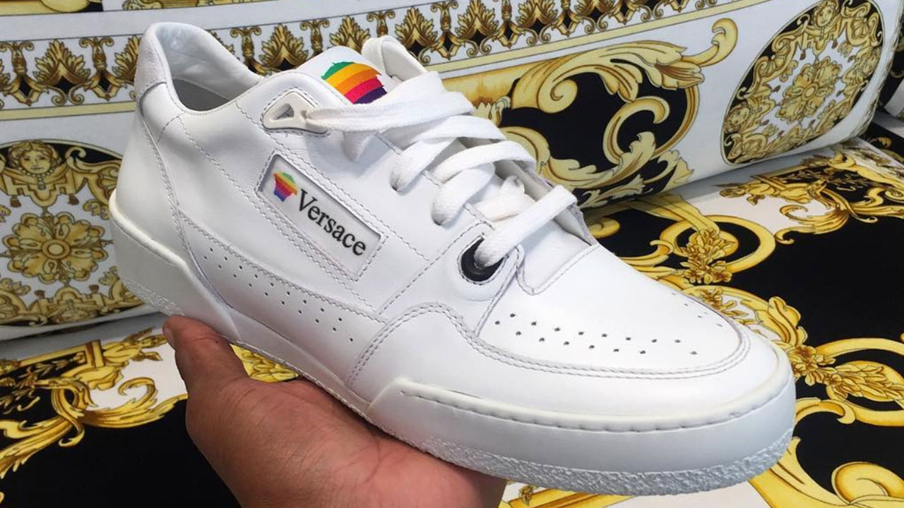 Versace brings back the 'Apple sneakers' with a luxury reboot ICON