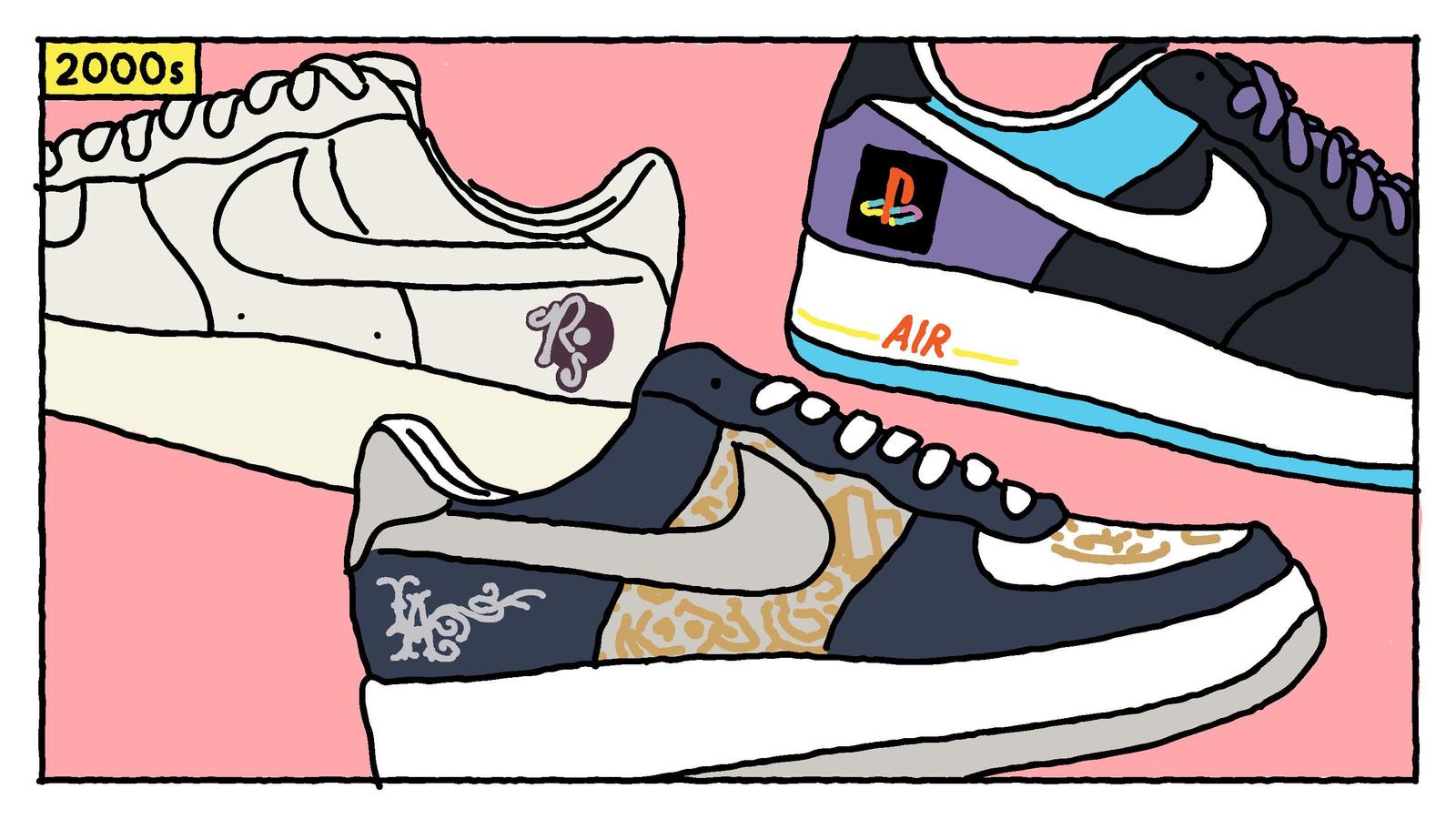 Nike presents the history of its Air Force 1 in a series of