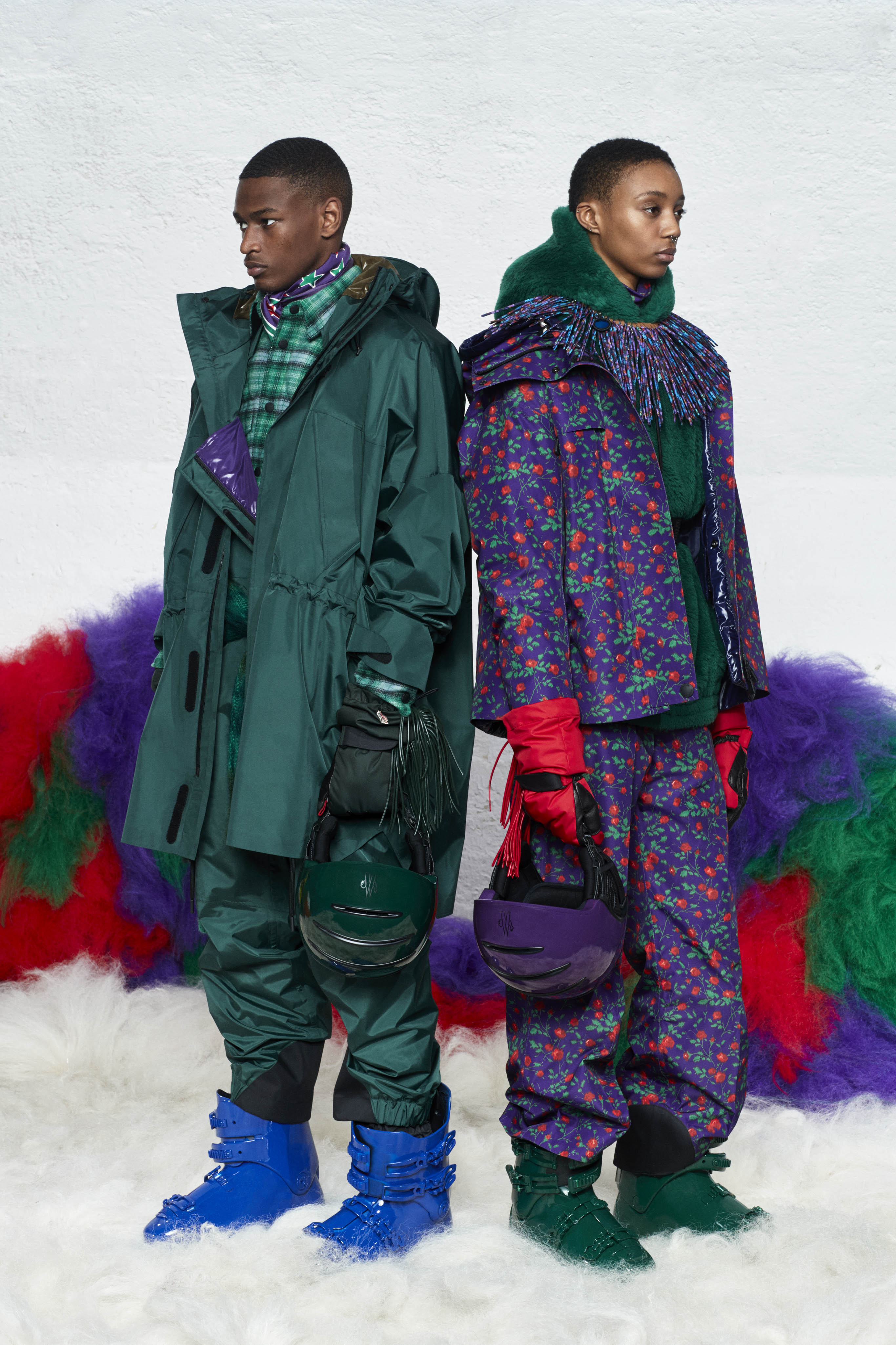 Mountain codes in the new Moncler Grenoble collection