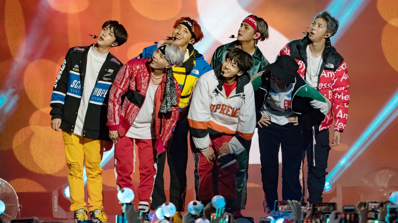 BTS K-Pop Group performance