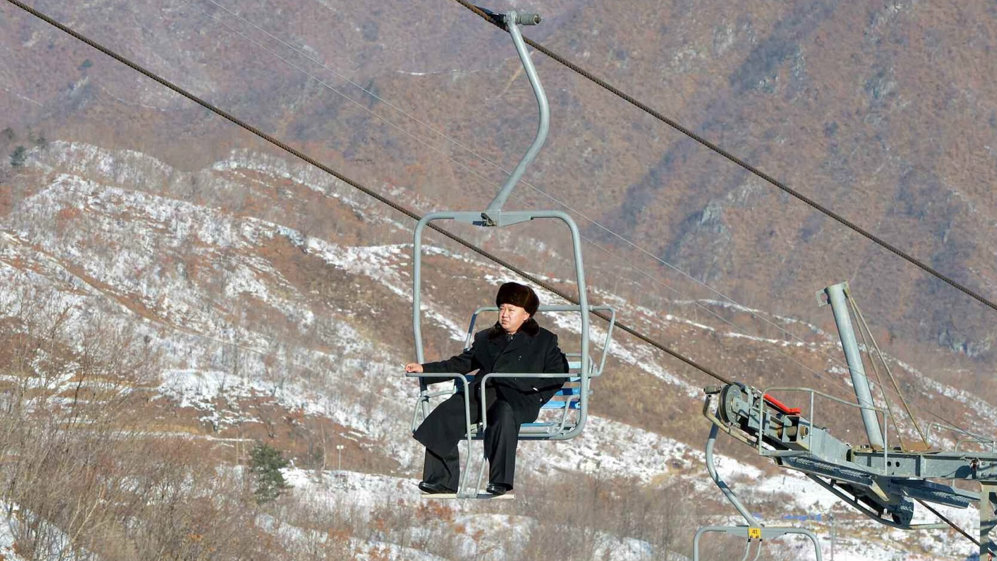 North Korea skiing