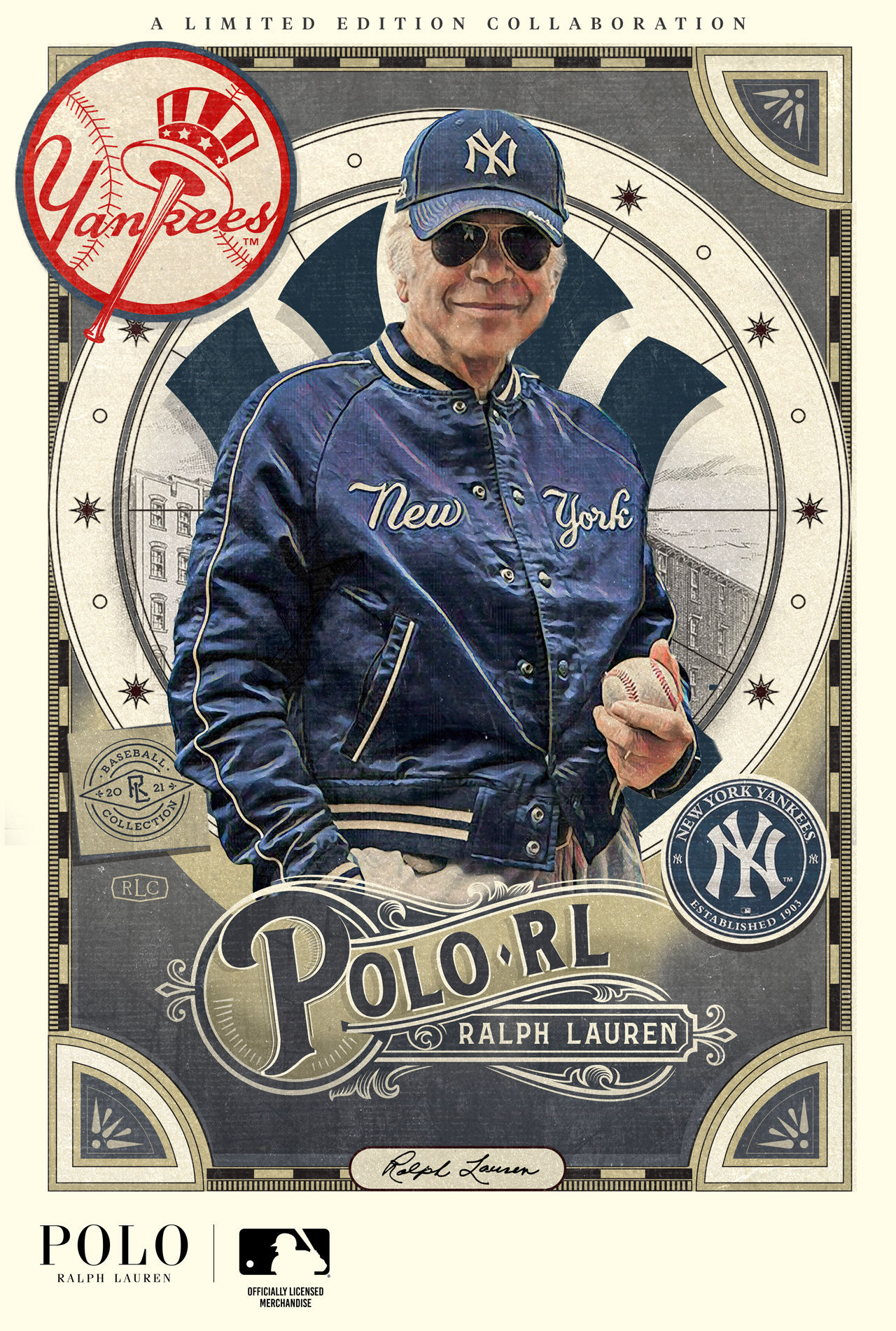 Polo Ralph Lauren New York Yankees MLB Limited Edition Shirt Navy