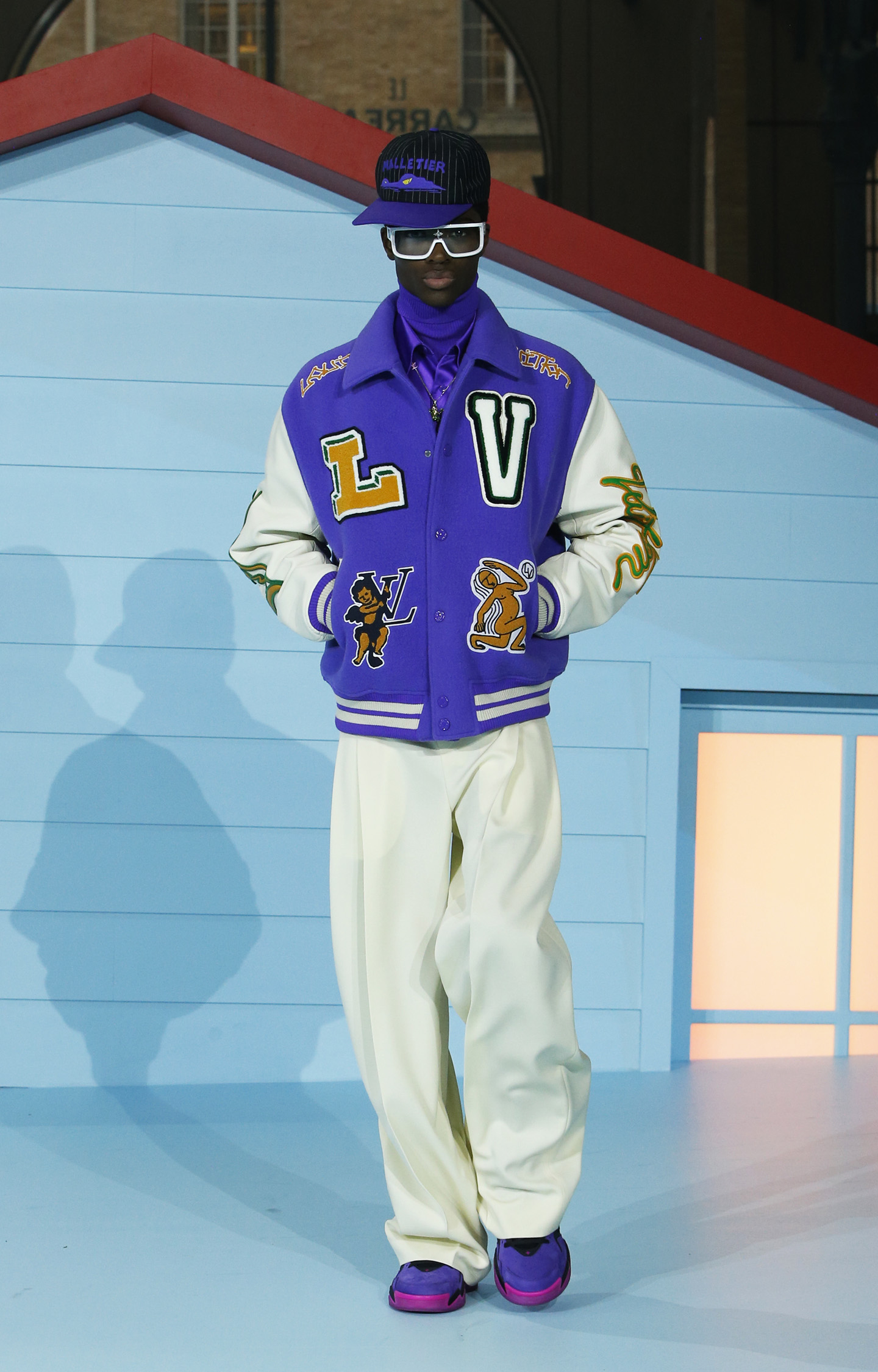 Louis Vuitton, Jackets & Coats, Virgil Abloh By Louis Vuitton Fox Tie Dye  Fur Winter 222 Mens Wear Collection