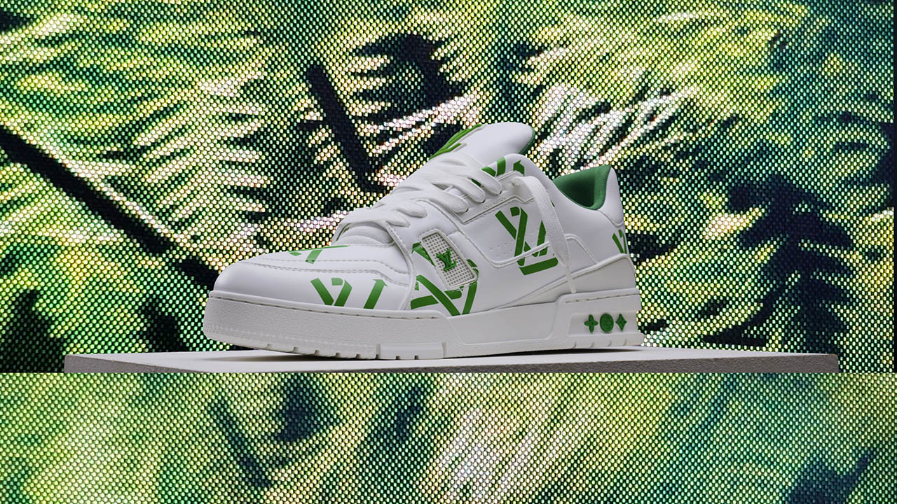 Louis Vuitton presents White Canvas: LV Trainer in Residence - ZOE