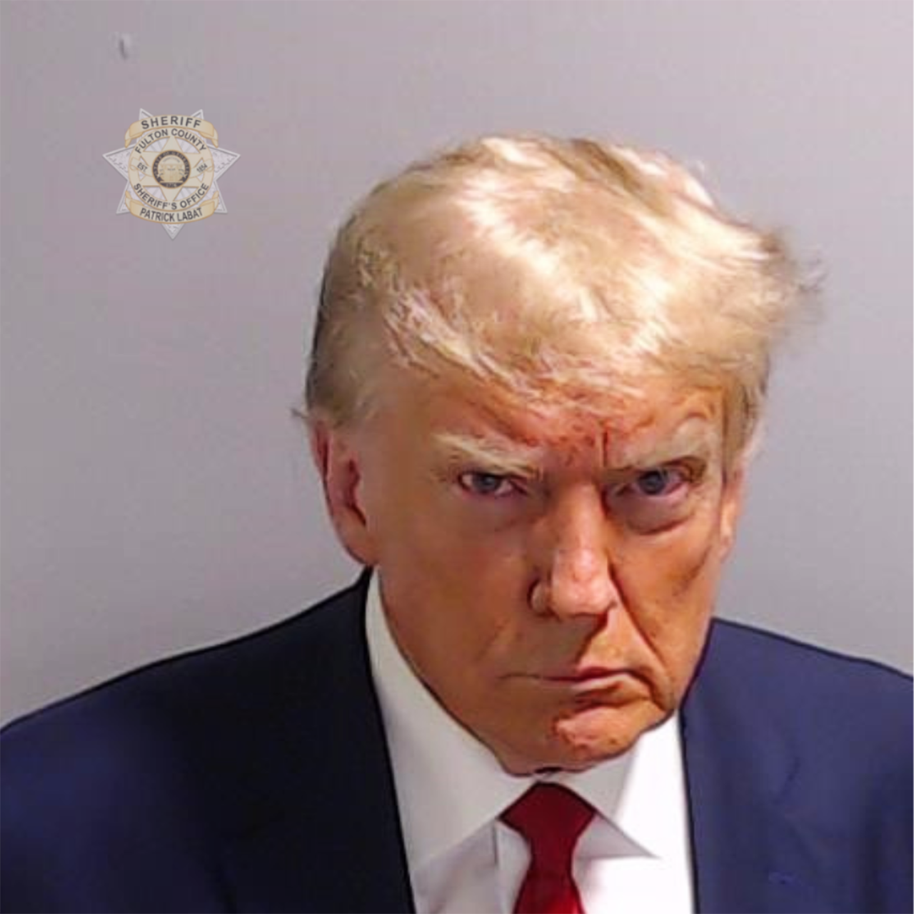 Donald Trump, mugshot
