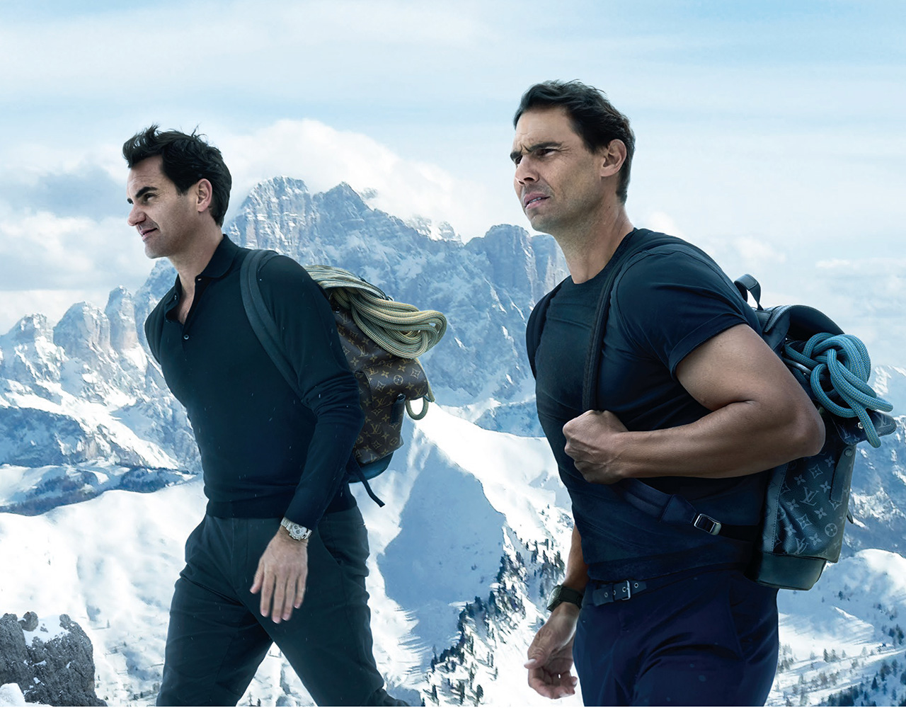 Louis Vuitton, Rafael Nadal, Roger Federer